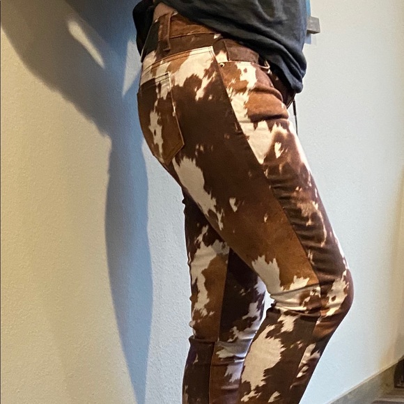 L&B cow print skinny jeans - Picture 3 of 4